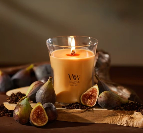 WoodWick Jar Candle ароматична свічка Gilded Sands 275г