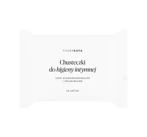 YOUR KAYA САЛФЕТКИ ДЛЯ ИНТИМНОЙ ГИГИЕНЫ 20ШТ