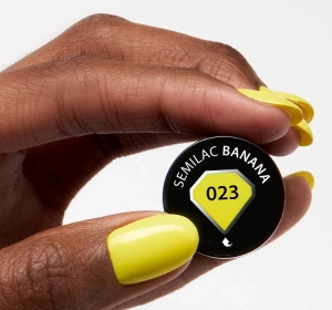 SEMILAC ГЕЛЬ-ЛАК UV HYBRID BANANA 023