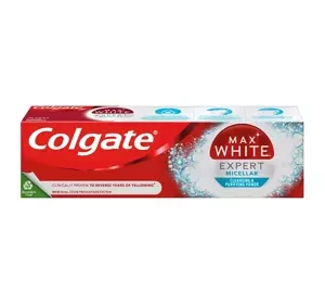 COLGATE MAX WHITE EXPERT MICELLAR ЗУБНАЯ ПАСТА 75МЛ