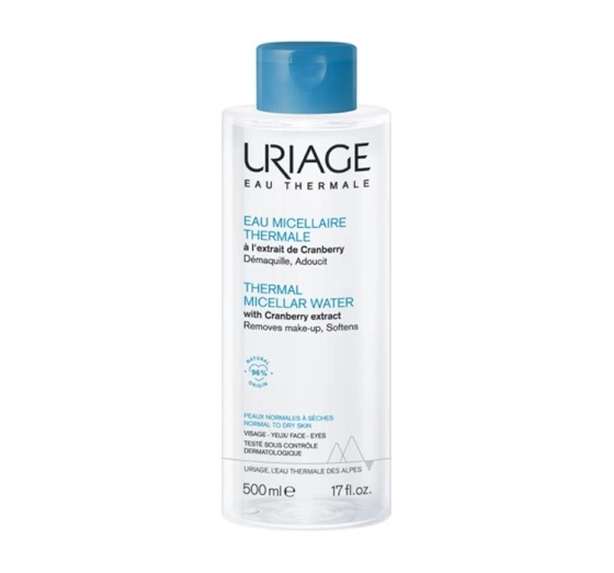 Uriage Eau Thermale міцелярна вода для нормальної та сухої шкіри 500 мл