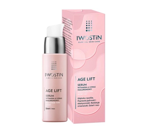 IWOSTIN AGE LIFT СЫВОРОТКА 40+ С ВИТАМИНОМ A И ГИАЛУРОНОВОЙ КИСЛОТОЙ 30МЛ
