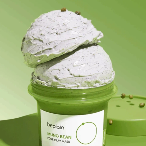 Beplain Mung Bean Pore Clay Mask очищающая маска для лица 120 мл