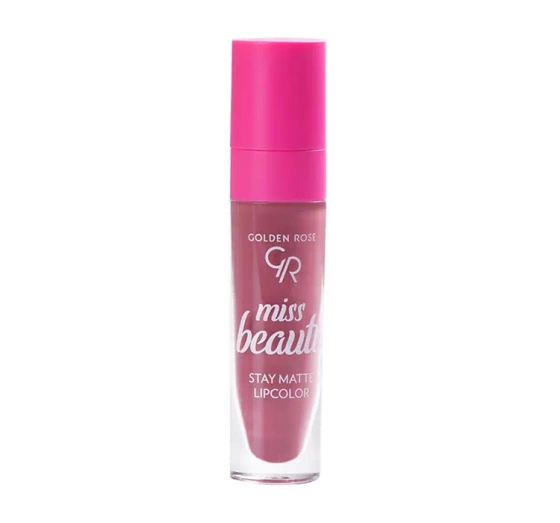 GOLDEN ROSE MISS BEAUTY МАТОВАЯ ПОМАДА ДЛЯ ГУБ 03 ROSE WOOD 5,5МЛ