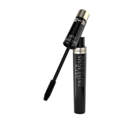Натисніть на картинку, щоб її збільшити Claresa Let's Twist Again туш для подовження та потовщення вій 7 г