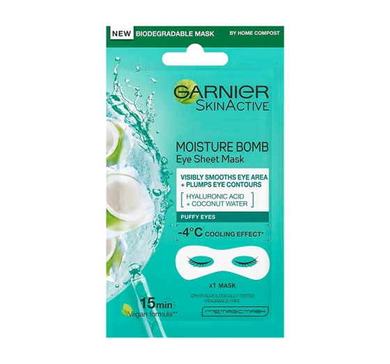 GARNIER MOISTURE МАСКА ДЛЯ ДІЛЯНОК НАВКОЛО ОЧЕЙ СУХА ШКІРА