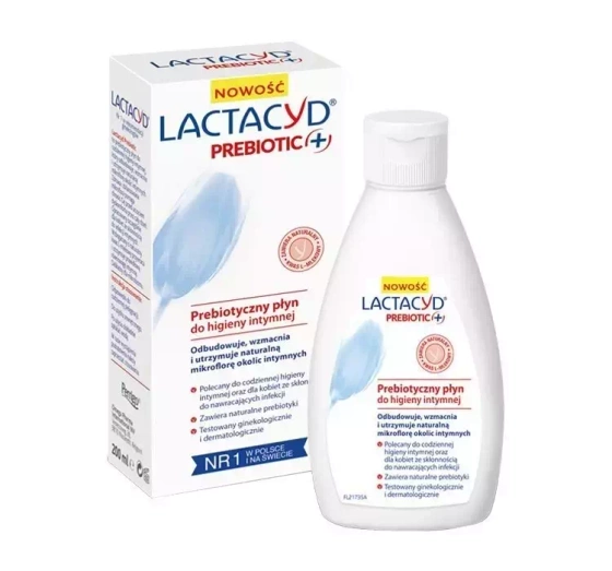 LACTACYD PREBIOTIC + ПРЕБИОТИЧЕСКОЙ ГЕЛЬ ДЛЯ ИНТИМНОЙ ГИГИЕНЫ 200МЛ