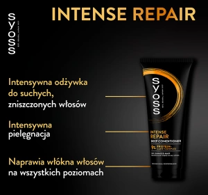 SYOSS REPAIR ИНТЕНСИВНЫЙ КОНДИЦИОНЕР ДЛЯ СУХИХ И ПОВРЕЖДЕННЫХ ВОЛОС 250МЛ
