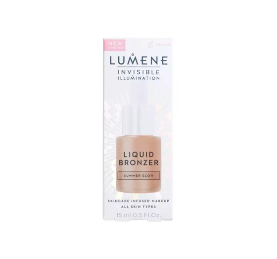 LUMENE INVISIBLE ILLUMINATION LIQUID BRONZER БРОНЗИРУЮЩАЯ СЫВОРОТКА ДЛЯ ЛИЦА SUMMER GLOW 15МЛ