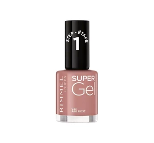 RIMMEL SUPER GEL ГЕЛЕВИЙ ЛАК ДЛЯ НІГТІВ 033 R&B ROSE 12МЛ