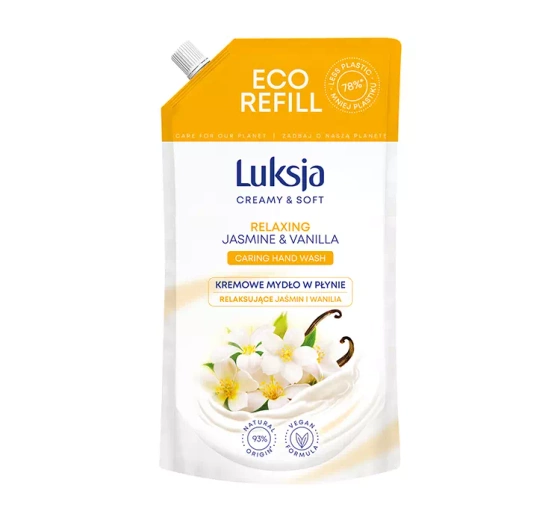 Luksja Creamy & Soft рідке мило жасмин та ваніль 900мл