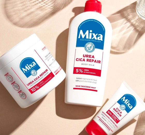 MIXA UREA CICA REPAIR+ МНОГОФУНКЦИОНАЛЬНЫЙ ВОССТАНОВИТЕЛЬНЫЙ КРЕМ ДЛЯ ТЕЛА, ЛИЦА И РУК 400МЛ