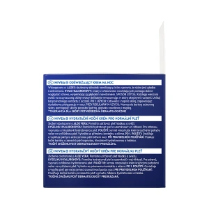 NIVEA ЗВОЛОЖУВАЛЬНИЙ КРЕМ ДЛЯ ОБЛИЧЧЯ НА НІЧ 24H ЗВОЛОЖЕННЯ + ВІДНОВЛЕННЯ 50МЛ