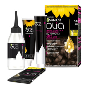 GARNIER OLIA СТОЙКАЯ КРАСКА ДЛЯ ВОЛОС БЕЗ АММИАКА 5.0 КАШТАНОВЫЙ