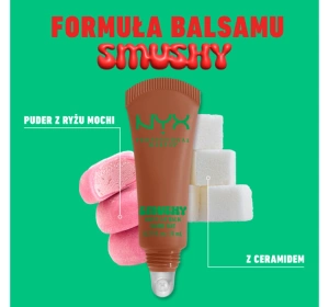 NYX Professional Makeup Smushy матовий бальзам для губ 06 Soft Smile 8 мл