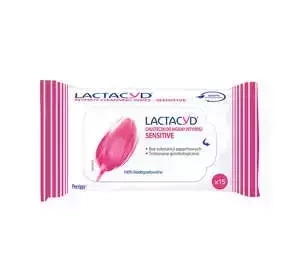 LACTACYD SENSITIVE САЛФЕТКИ ДЛЯ ИНТИМНОЙ ГИГИЕНЫ 15 ШТУК