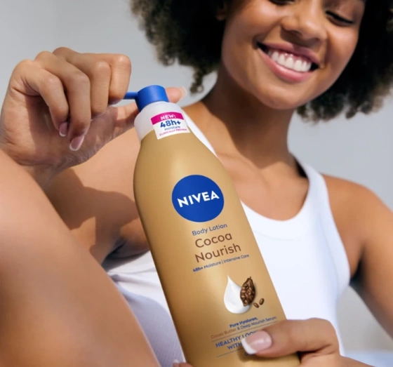 NIVEA BODY LOTION COCOA ВІДНОВЛЮВАЛЬНИЙ БАЛЬЗАМ ДЛЯ ТІЛА 625МЛ