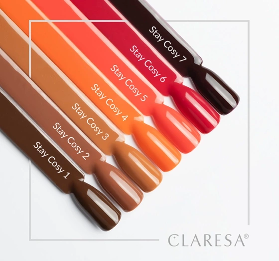 CLARESA SOAK OFF ГЕЛЬ-ЛАК STAY COSY 2 5МЛ