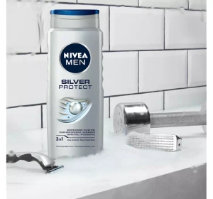 NIVEA MEN SILVER PROTECT ГЕЛЬ ДЛЯ ДУШУ 500МЛ