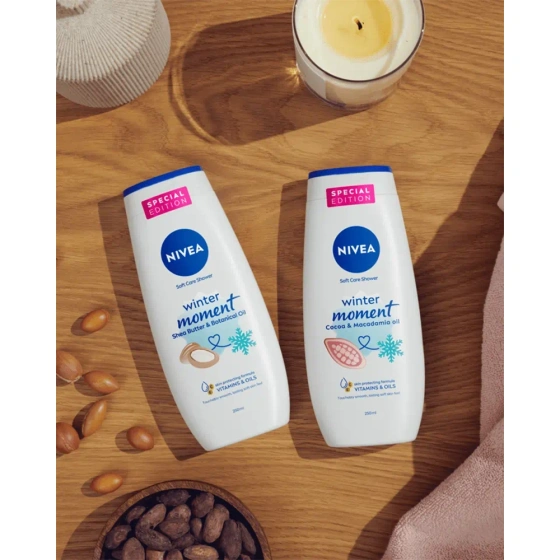 NIVEA Winter Moment Shea Butter&Botanical Oil кремовый гель для душа 250 мл