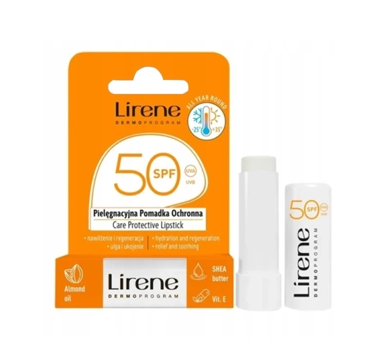 Lirene защитная помада SPF50 4,6г