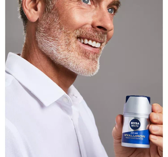 NIVEA MEN HYALURON ANTI-AGE КРЕМ ПРОТИ ЗМОРШОК ДЛЯ ЧОЛОВІКІВ 50МЛ