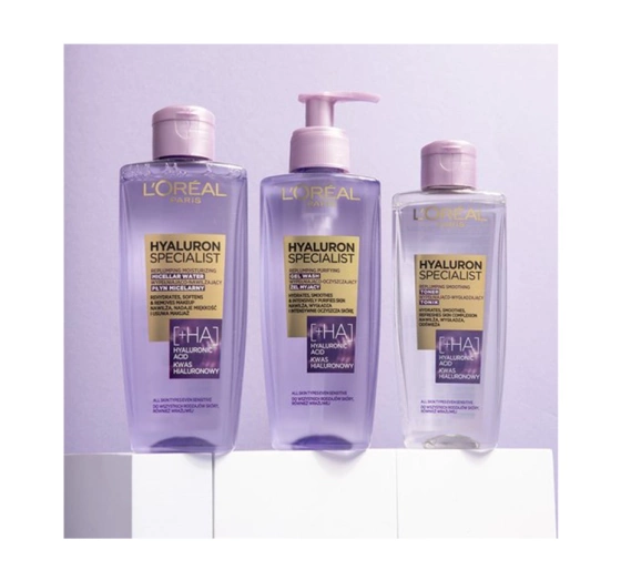LOREAL HYALURON SPECIALIST НАПОВНЮВАЛЬНО-РОЗГЛАДЖУВАЛЬНИЙ ТОНІК 200МЛ