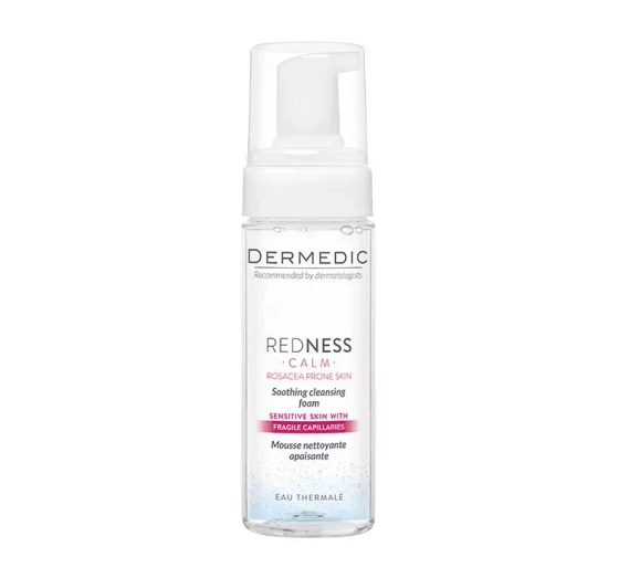 DERMEDIC REDNESS УСПОКАИВАЮЩАЯ ОЧИЩАЮЩАЯ ПЕНКА 150МЛ