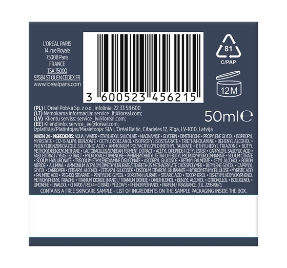 LOREAL REVITALIFT LASER X3 ДЕННИЙ КРЕМ SPF 20