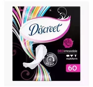 DISCREET DEO IRRESISTIBLE MULTIFORM ГІГІЄНІЧНІ ПРОКЛАДКИ 60 ШТ