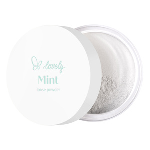Lovely Mint прозрачная рассыпчатая мятная пудра для лица 6 г