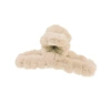 TOP CHOICE ЗАЖИМ ЗАКОЛКА ДЛЯ ВОЛОС С МЕХОМ LIGHT BEIGE