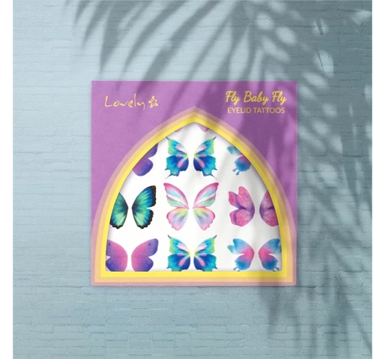 LOVELY FLY BABY FLY ТИМЧАСОВЕ ТАТУ ДЛЯ ПРИКРАШАННЯ ТА МАКІЯЖУ ОЧЕЙ