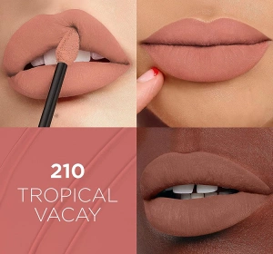 LOREAL INFAILLIBLE MATTE RESISTANCE РІДКА МАТОВА ПОМАДА 210 TROPICAL VACAY 5МЛ