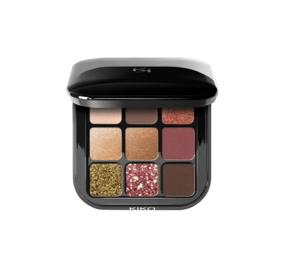 KIKO Milano Glamour Multi Finish минипалитра теней для век 03 Burgundy Notes 2,5г