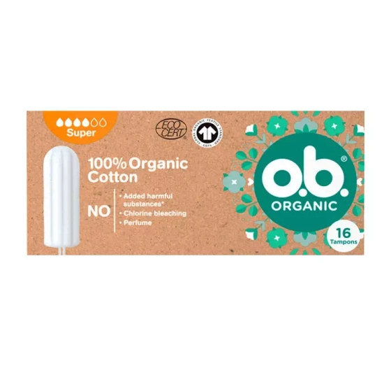 O.B. ORGANIC ТАМПОНИ SUPER 16 ШТУК