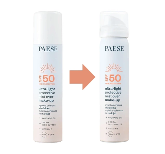 Paese ультралегкий солнцезащитный спрей для макияжа SPF50 75мл