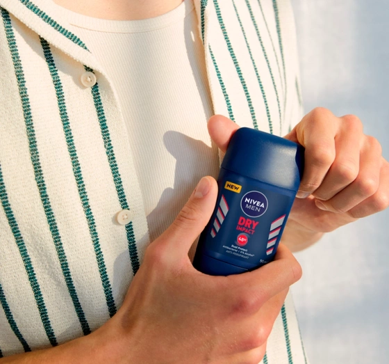 NIVEA MEN DRY IMPACT АНТИПЕРСІРАНТ-СТІК ДЛЯ ЧОЛОВІКІВ 50МЛ
