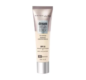 MAYBELLINE DREAM URBAN COVER ТОНАЛЬНОЕ СРЕДСТВО ДЛЯ ЛИЦА 100 WARM IVORY 30МЛ