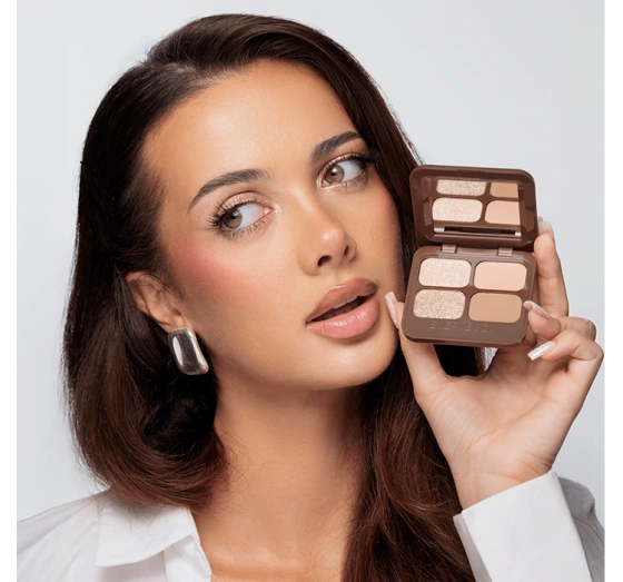 Натисніть на картинку, щоб її збільшити Everybody London міні палетка тіней для повік Apricot Dusk 4,8 г