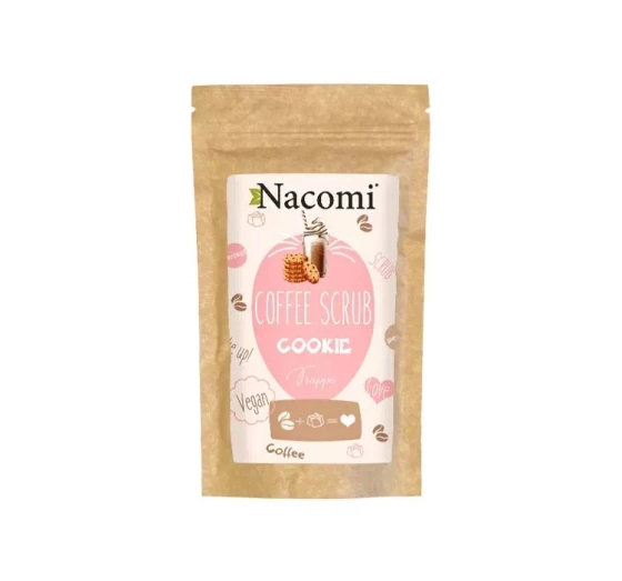 Натисніть на картинку, щоб її збільшити NACOMI COFFEE SCRUB КАВОВИЙ ПІЛІНГ ДЛЯ ТІЛА COOKIE FRAPPE 200Г