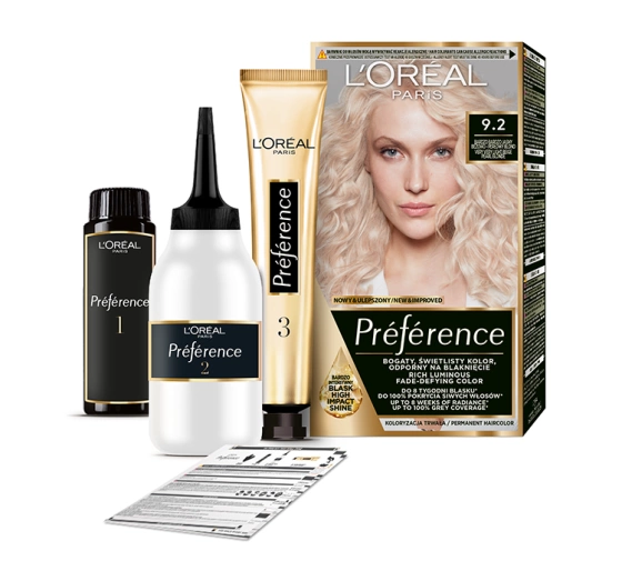 LOREAL RECITAL PREFERENCE ФАРБА ДЛЯ ВОЛОССЯ 9.2