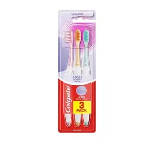 COLGATE HIGH DENSITY GUM CARE ЗУБНАЯ ЩЕТКА ULTRA SOFT 3 ШТ