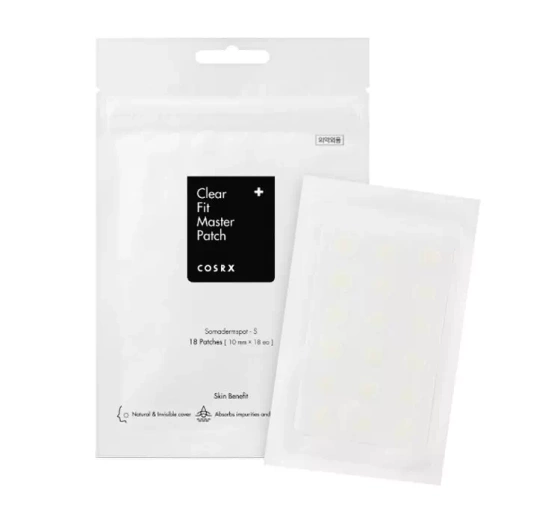 COSRX CLEAR FIT MASTER PATCH ПЛАСТИРІ ДЛЯ МАСКУВАННЯ АКНЕ 18ШТ.