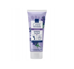 Avon Care Footworks Lavender глиняная маска для ног с пилингом 75 млl