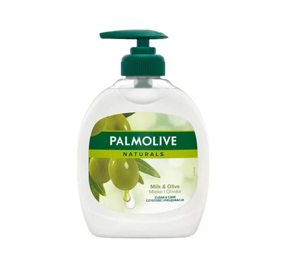 PALMOLIVE NATURALS CLEAN & CARE MILK & OLIVE РІДКЕ МИЛО ДЛЯ РУК 300МЛ