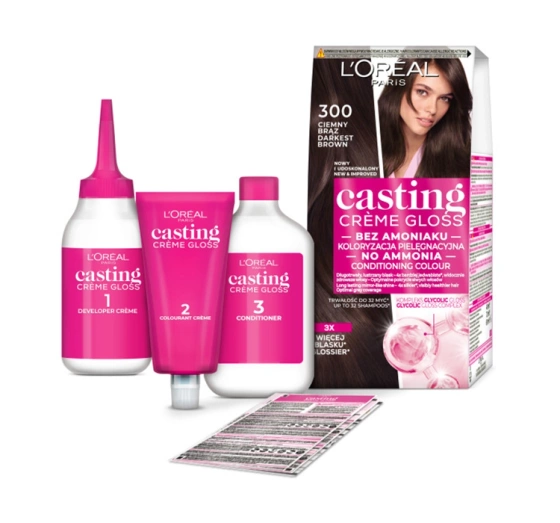 LOREAL CASTING CREME GLOSS КРАСКА 300 ТЕМНЫЙ КОРИЧНЕВЫЙ