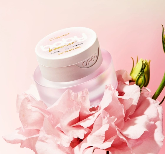 Натисніть на картинку, щоб її збільшити Clavier Nailsology Baby Boomer Blush Beauty багатофункціональний гель 3 в 1 для декорування нігтів B04 Bliss 3 г