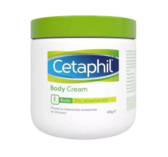 CETAPHIL ЗВОЛОЖУЮЧИЙ КРЕМ ДЛЯ ТІЛА ДЛЯ СУХОЇ І ЧУТЛИВОЇ ШКІРИ 450Г