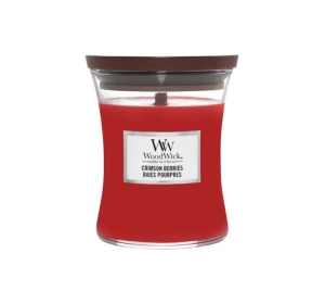 Woodwick Small Jar Candle ароматическая свеча Crimson Berries 85 г